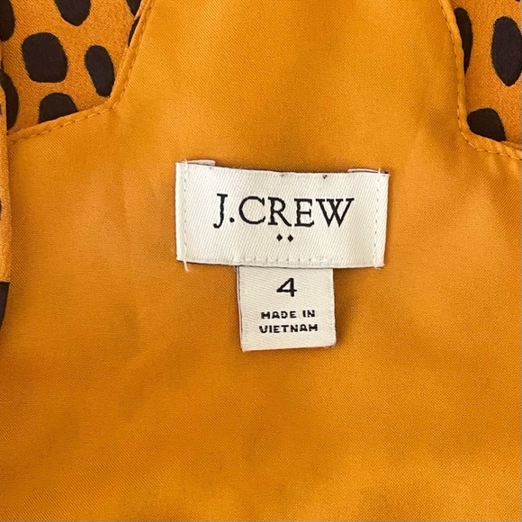 J Crew Scalloped Cami Tank Top with Leopard Print - Picture 9 of 10